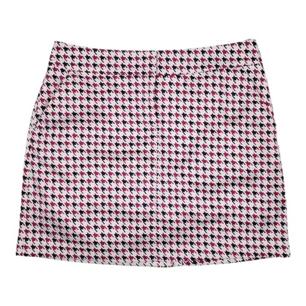 Izod Golf Tennis Prep Houndstooth Preppy Country Club Old Money Athletic Skort 6